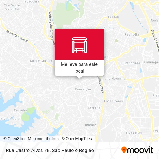 Rua Castro Alves 78 mapa
