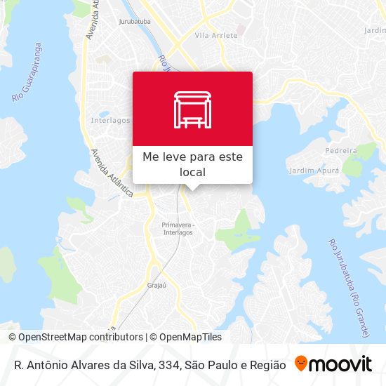 R. Antônio Alvares da Silva, 334 mapa