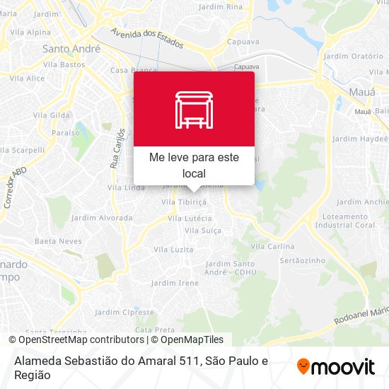 Alameda Sebastião do Amaral 511 mapa