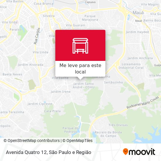 Avenida Quatro 12 mapa