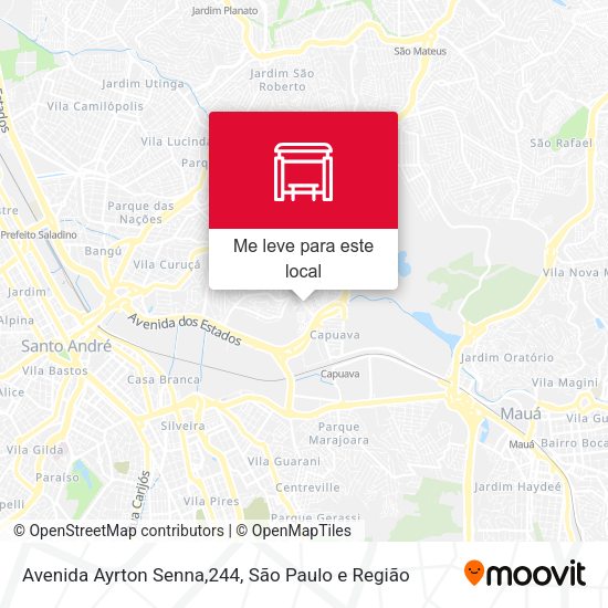 Avenida Ayrton Senna,244 mapa