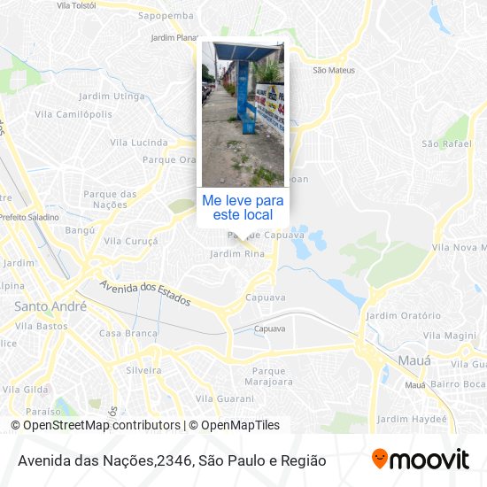 Avenida das Nações,2346 mapa