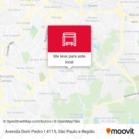 Avenida Dom Pedro I 4115 mapa