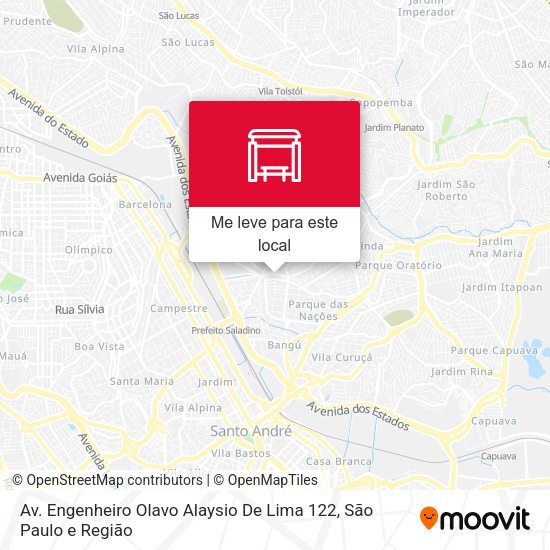 Av. Engenheiro Olavo Alaysio De Lima 122 mapa
