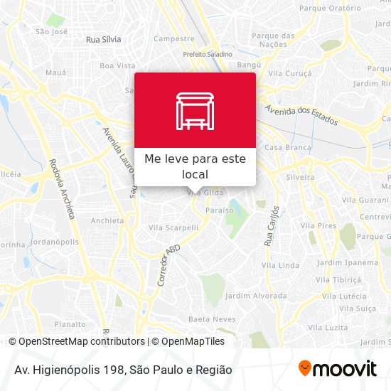 Av. Higienópolis 198 mapa