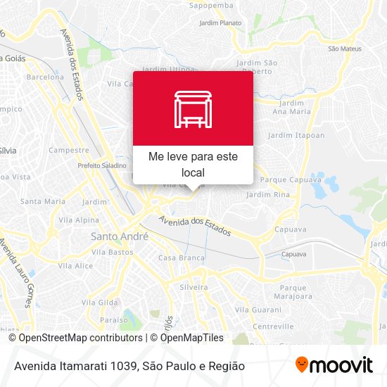 Avenida Itamarati 1039 mapa