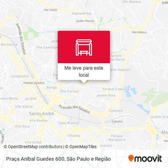 Praça Aníbal Guedes 600 mapa