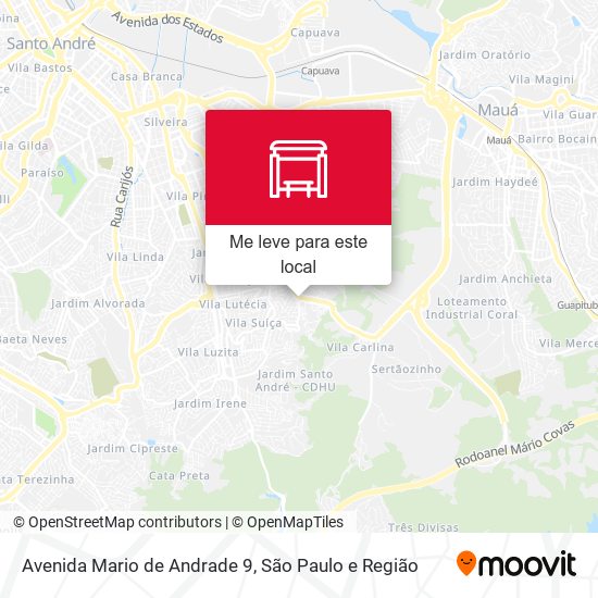 Avenida Mario de Andrade 9 mapa