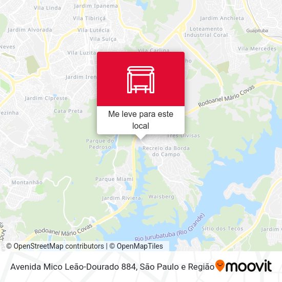 Avenida Mico Leão-Dourado 884 mapa