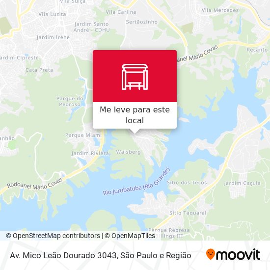 Av. Mico Leão Dourado 3043 mapa