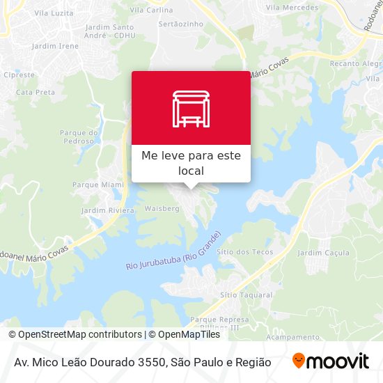 Av. Mico Leão Dourado 3550 mapa