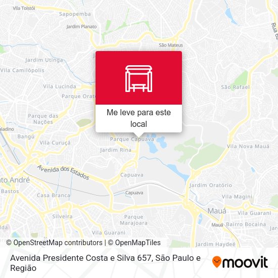 Avenida Presidente Costa e Silva 657 mapa