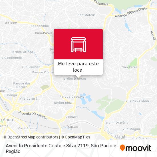 Avenida Presidente Costa e Silva 2119 mapa