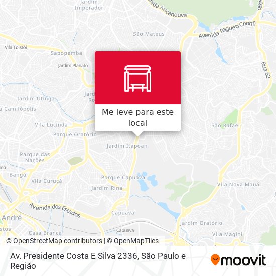 Av. Presidente Costa E Silva 2336 mapa
