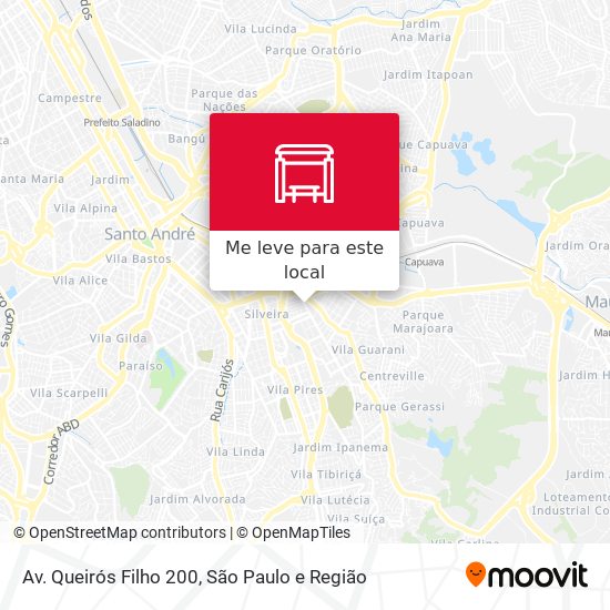 Av. Queirós Filho 200 mapa
