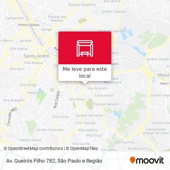 Av. Queirós Filho 782 mapa