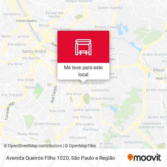 Avenida Queirós Filho 1020 mapa