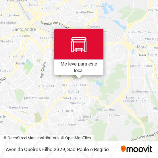 Avenida Queirós Filho 2329 mapa