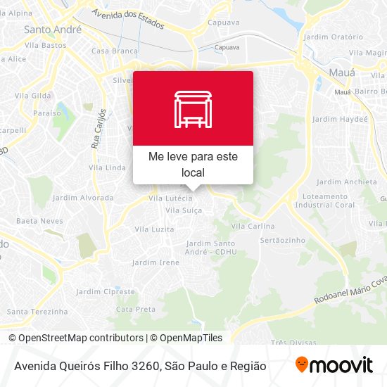 Avenida Queirós Filho 3260 mapa