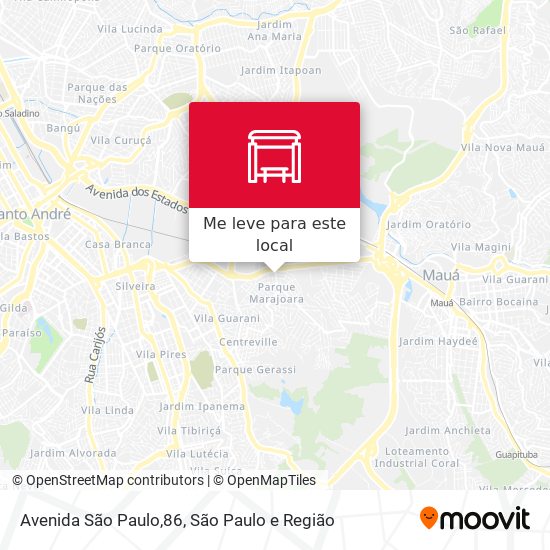 Avenida São Paulo,86 mapa