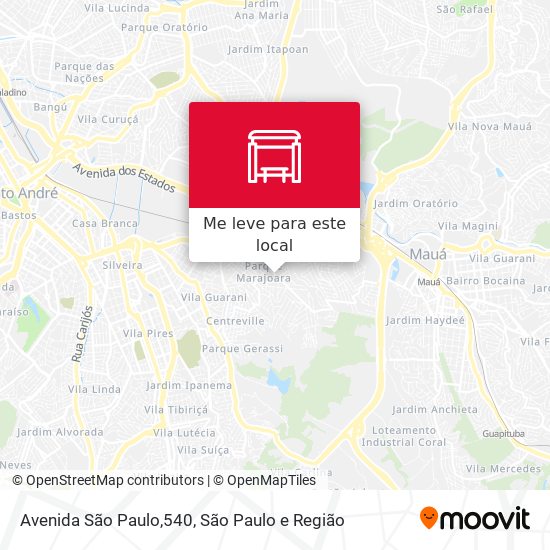 Avenida São Paulo,540 mapa