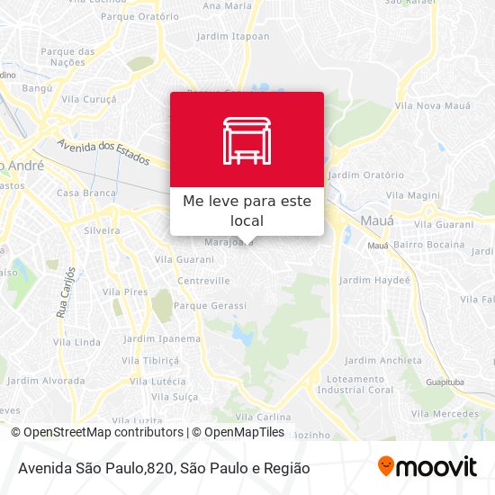 Avenida São Paulo,820 mapa