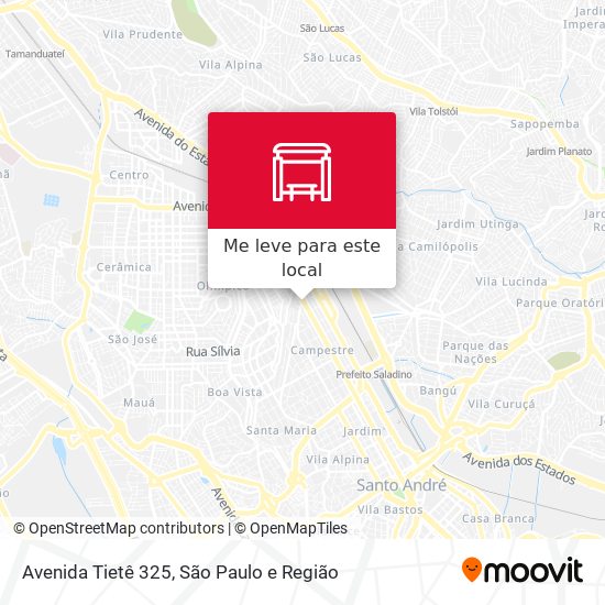 Avenida Tietê 325 mapa
