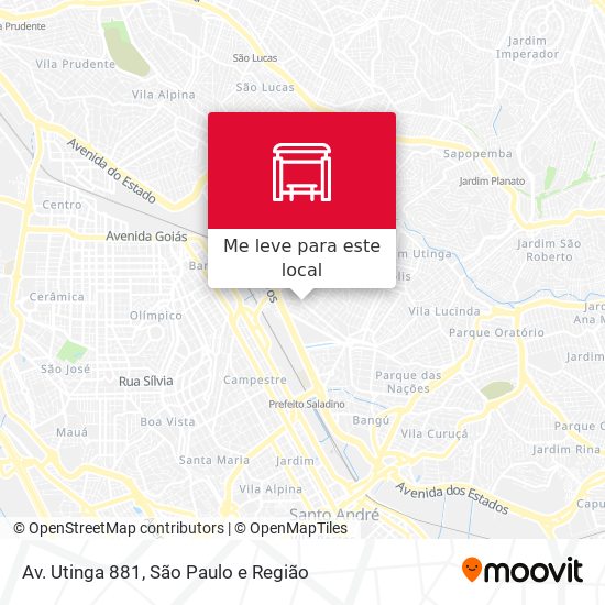 Av. Utinga 881 mapa