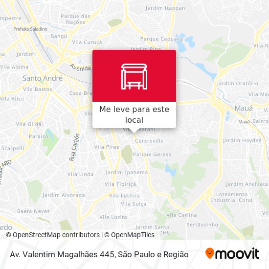Av. Valentim Magalhães 445 mapa