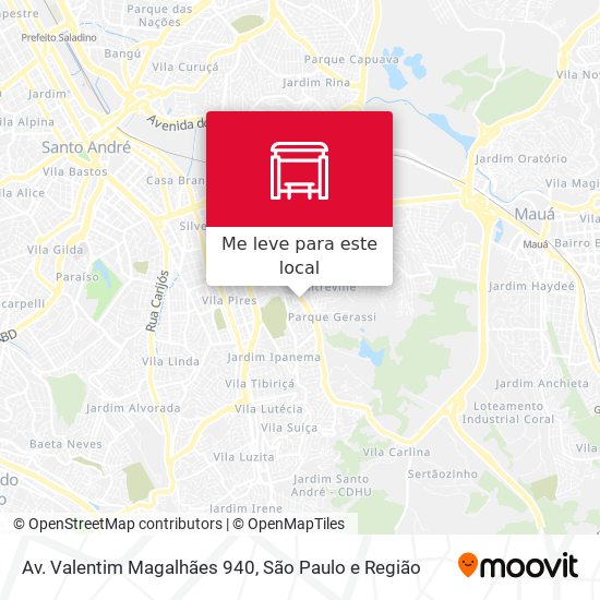 Av. Valentim Magalhães 940 mapa