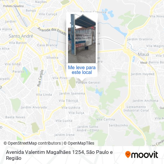 Avenida Valentim Magalhães 1254 mapa
