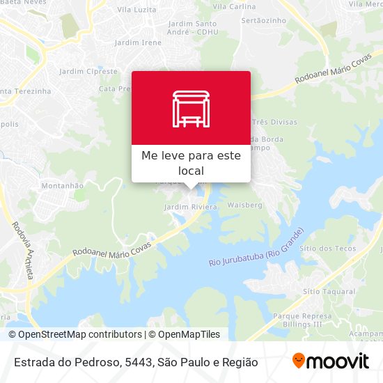 Estrada do Pedroso, 5443 mapa