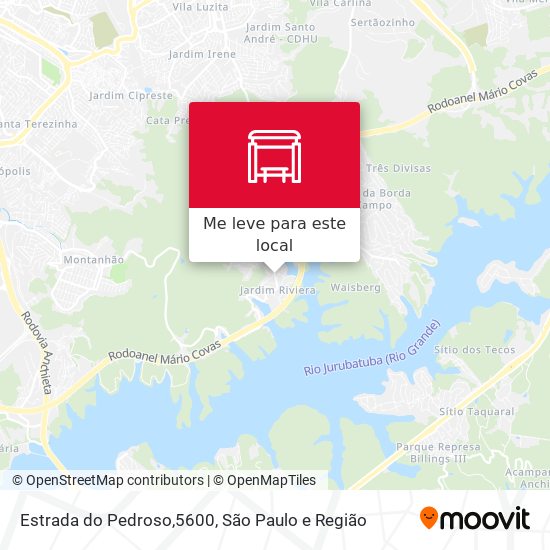 Estrada do Pedroso,5600 mapa