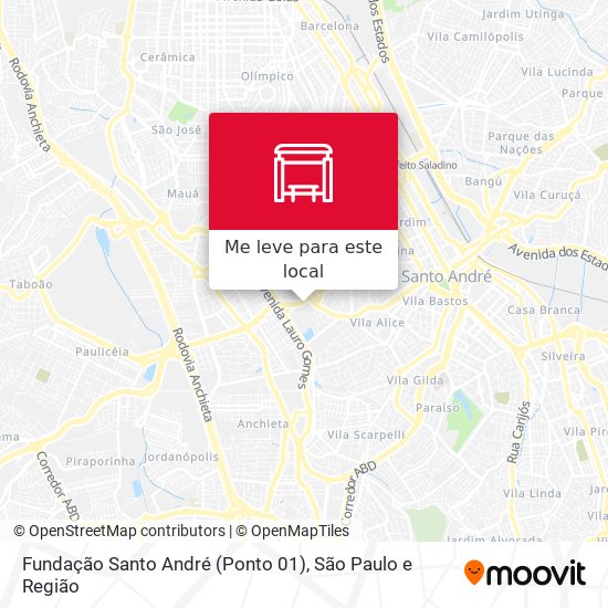 Fundação Santo André (Ponto 01) mapa