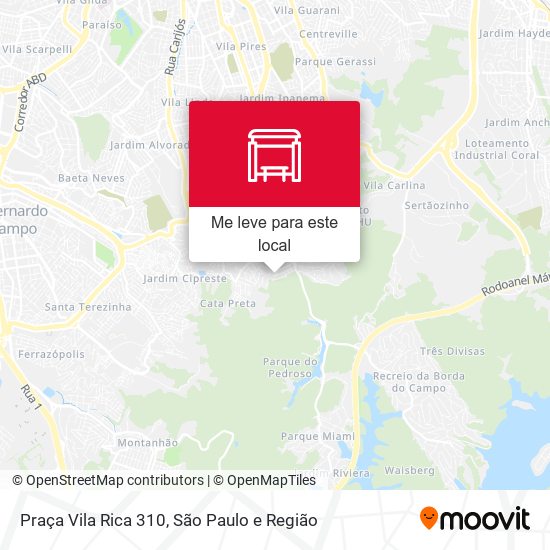 Praça Vila Rica 310 mapa