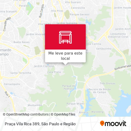 Praça Vila Rica 389 mapa