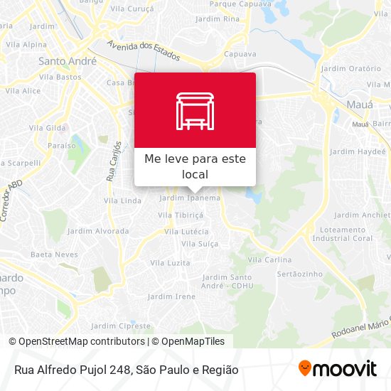 Rua Alfredo Pujol 248 mapa