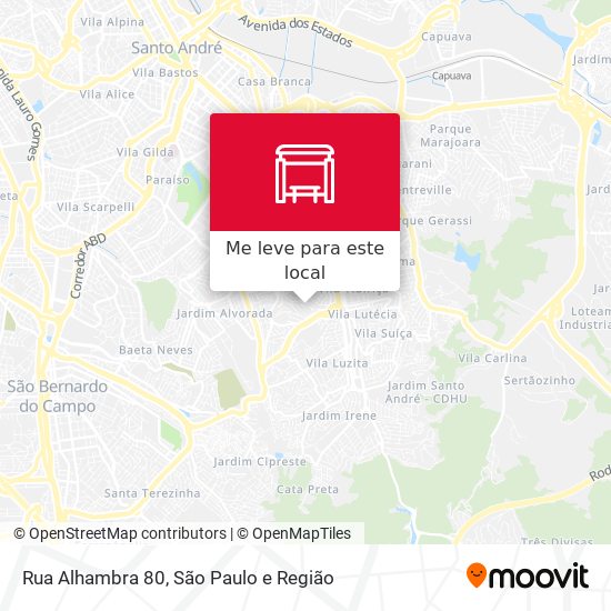 Rua Alhambra 80 mapa
