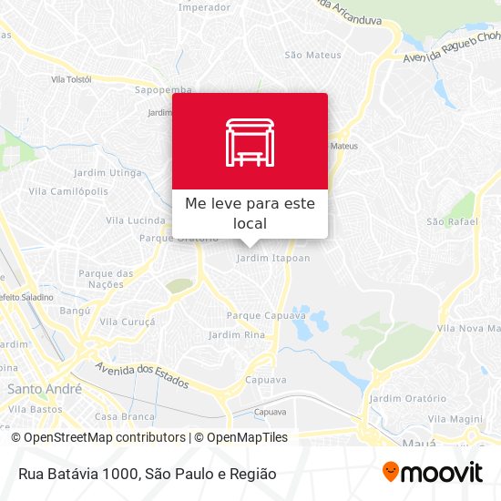 Rua Batávia 1000 mapa