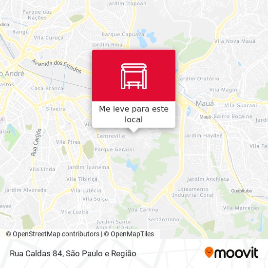 Rua Caldas 84 mapa