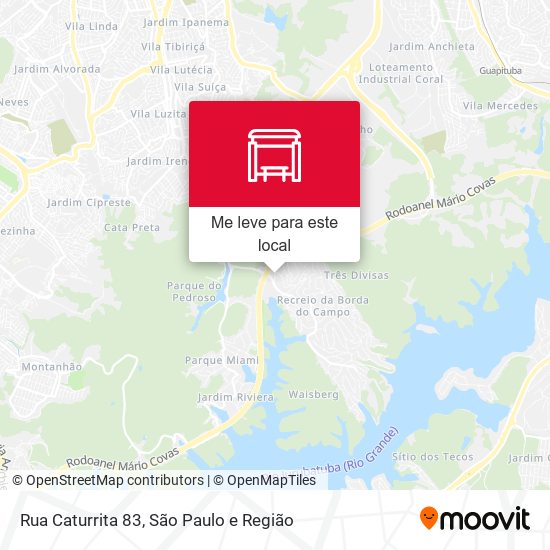 Rua Caturrita 83 mapa
