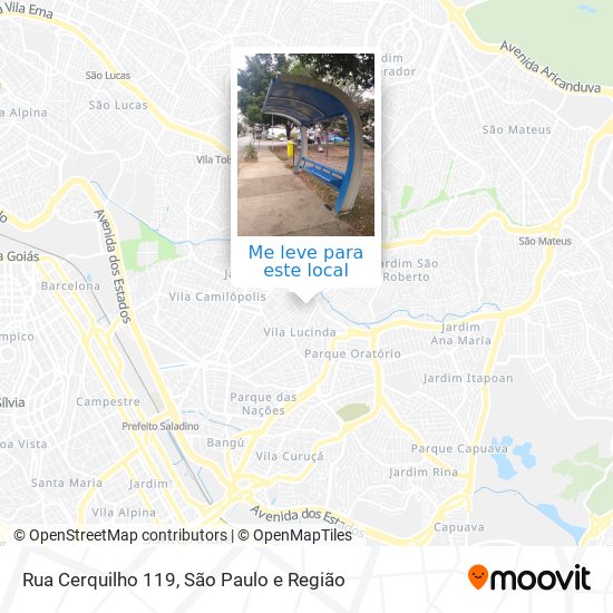 Rua Cerquilho 119 mapa