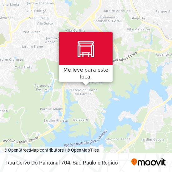 Rua Cervo Do Pantanal 704 mapa