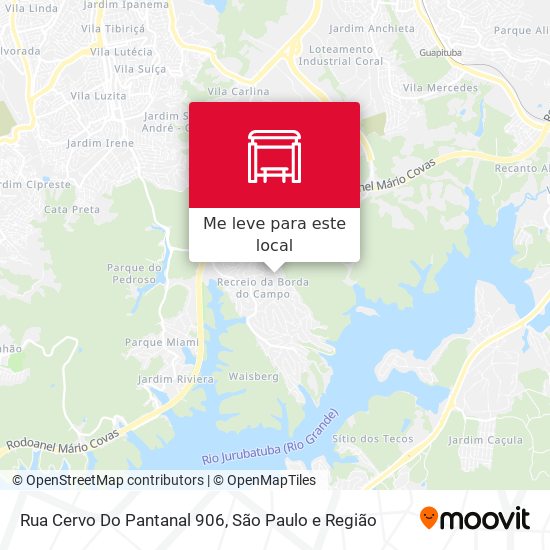 Rua Cervo Do Pantanal 906 mapa