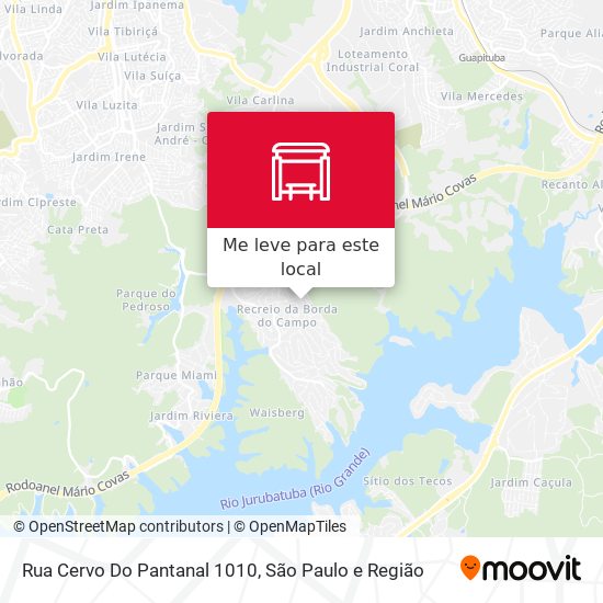 Rua Cervo Do Pantanal 1010 mapa