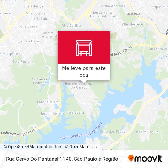 Rua Cervo Do Pantanal 1140 mapa