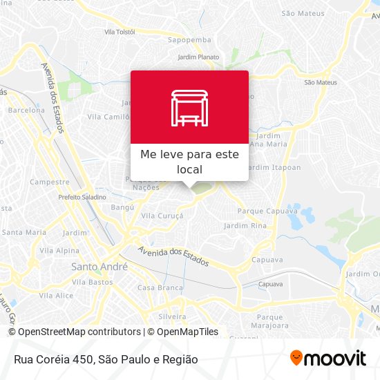 Rua Coréia 450 mapa