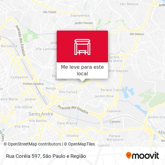 Rua Coréia 597 mapa