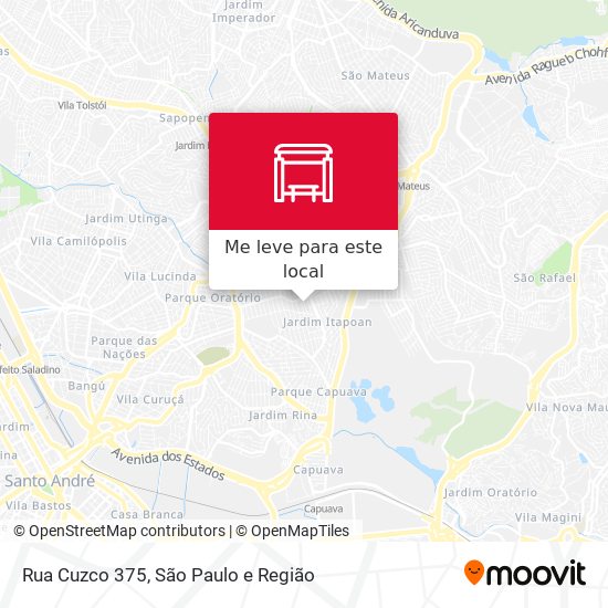 Rua Cuzco 375 mapa