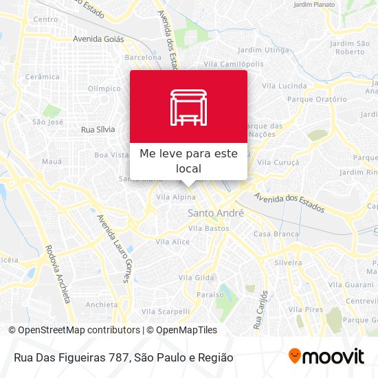 Rua Das Figueiras 787 mapa